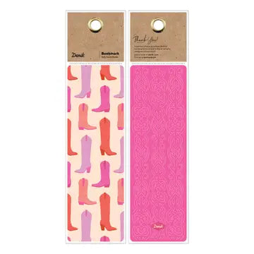 Shades of Pink Boots Bookmark