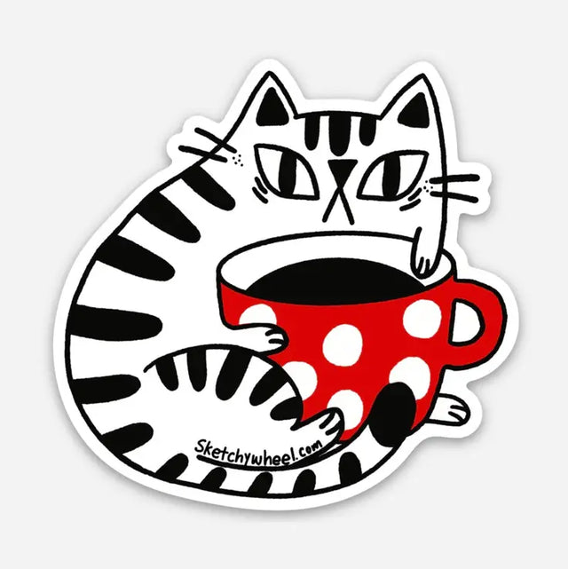 Monday Mood Vinyl Sticker by ShangDaili

Only a true cat person would understand exactly how to capture a cats complex personality in a single image. ShangDaili is the perfect artist to represent all cat lovers with their wonderful art!