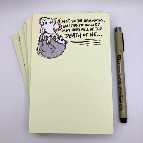Shapeless Flame Notepad Dramatic Possum