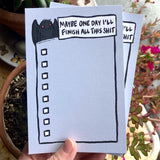 Shapeless Flame Notepad Mothman To Do