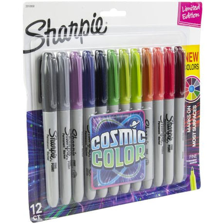 When theres a mark to be made, a line to be drawn, sharpie makes a statement. Try specialty inks like neon or metallic and explore the variety of tip sizes from ultra fine to chisel. Ink is quick-drying, fade and water resistant. This 4.75x7.5 inch package contains 12 fine point permanent markers. Conforms to ASTM D4236. Made in USA.