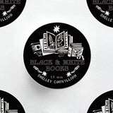 Add a little literary charm to your journaling with this Black and White Books Washi Tape.