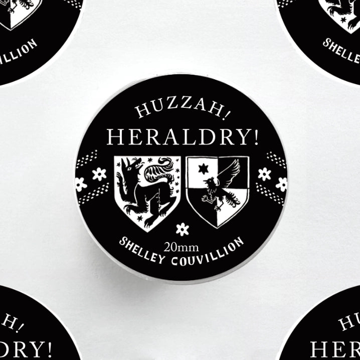 🏰✨ Huzzah! Heraldry! Washi Tape!