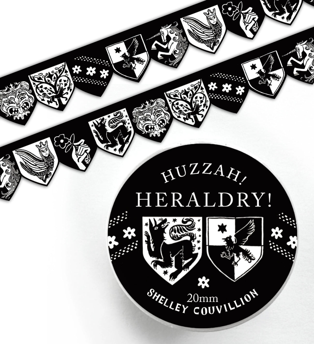 🏰✨ Huzzah! Heraldry! Washi Tape!
