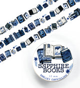 Add a little literary magic to your crafts with this Sapphire Books Washi Tape!