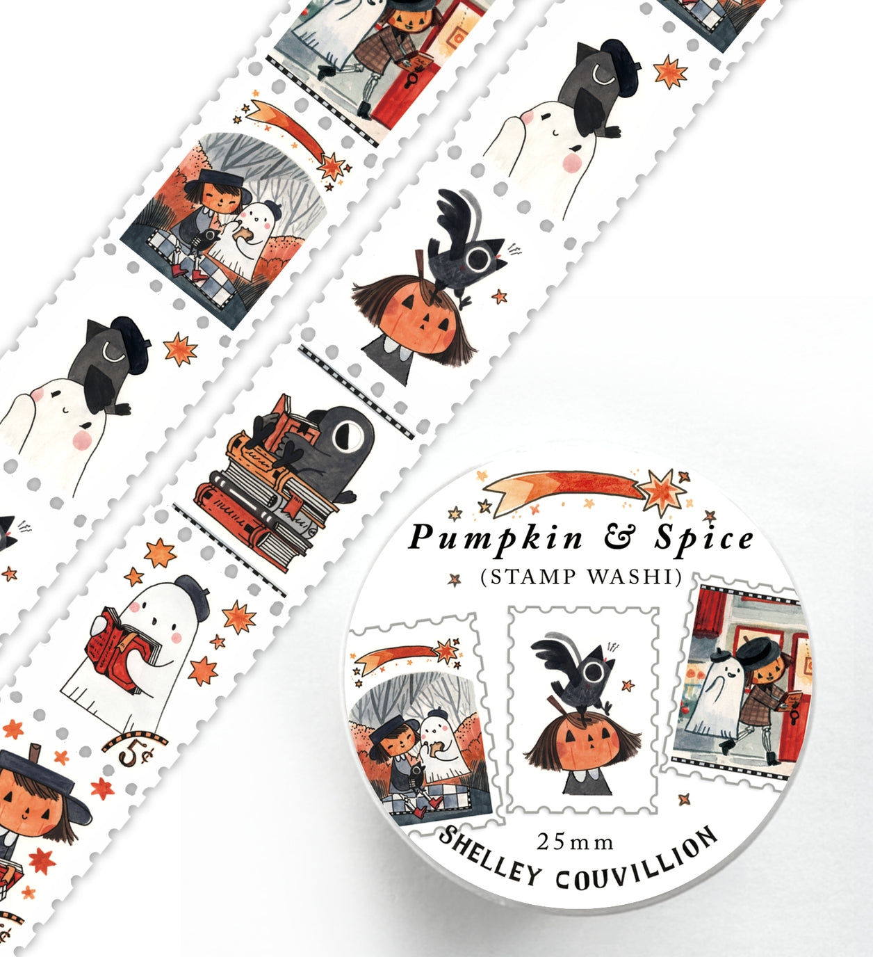 Shelley Couvillion - Pumpkin and Spice Stamp Washi Tape