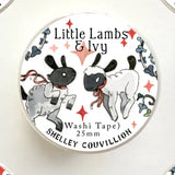 Add a sweet, springtime charm to your crafts with this delightful Little Lambs & Ivy Washi Tape! Featuring adorable little lambs frolicking through winding ivy vines, each one with a cheerful red ribbon tied around its neck.

My mum asked me for some spring tapes, and this is what I made! Much to her chagrin, I think she was hoping for something a but cuter but... This is what happens when you have a spooky cute loving daughter Mum. Love youuuu <3 


Details:
📏 Width: 20mm
📐 Length: 10m
✂️ Material: High-