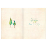 Inside verse: "I love our life together. Happy Anniversary"