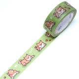 Cinta adhesiva washi con forma de perro Shiba