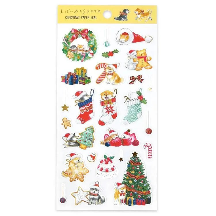 Shiba Inu Christmas Sticker Sheet

Welcome the warmth of the holidays with this adorable Shiba sticker sheet. The warm texture of cotton washi and the luxurious gold leaf processing make this the perfect Christmas decoration!


&nbsp;Size: 90×195mm
Material: Cotton Washi / Gold Leaf
