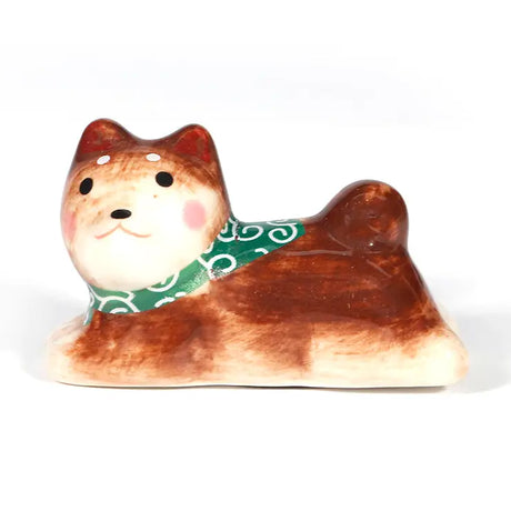 These cute ceramic rests are a perfect stationery addition to your desk! Use them for pens, paint brushes, or take them to your kitchen as a chopstick rest!

Size:2"L
Material: Porcelain
Weight: 1.6 oz
Origin: China