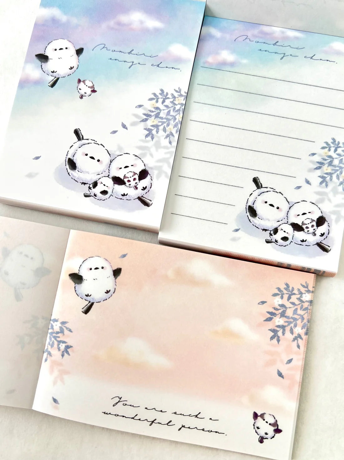 Snow Birds Sunrise Mini Notepad