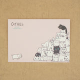 Shinzi Katoh Cat Hill Letter Set - Pink