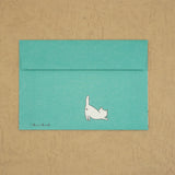 Shinzi Katoh Cat Hill Letter Set - Green