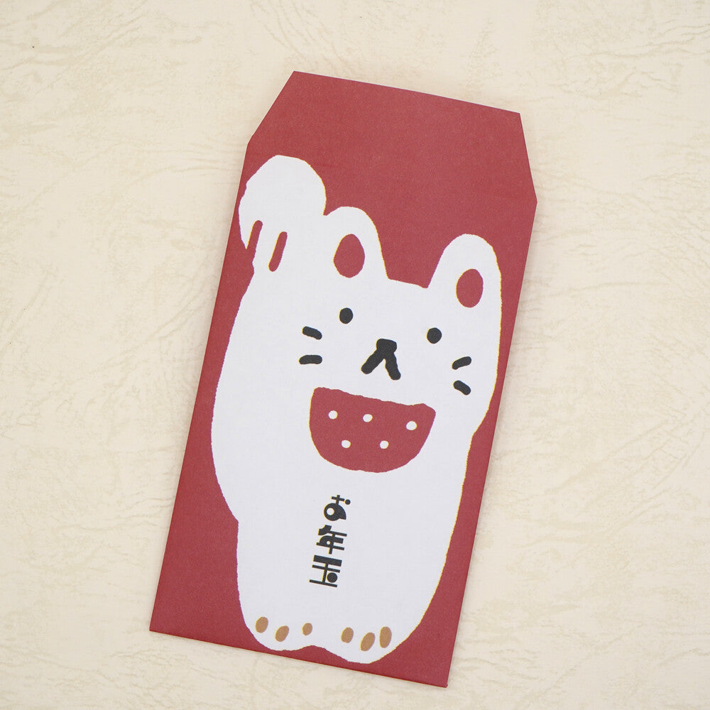 Shinzi Katoh Small Money Envelope - Lucky Cat (3 pcs)