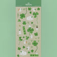 Shooley Lucky Clover Sticker Sheet

Clear vinyl sticker sheet. Each sheet comes with a backing card. Sticker material is water resistant.