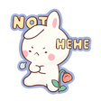 This is not a laughing matter, hmph.

Dishwasher safe
Size: 2.4” x 2.7”
Soft matte vinyl
