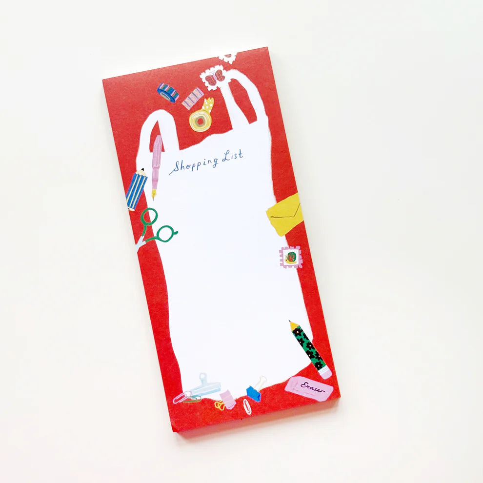 Stationery Store Day 2026

Fun long notepad with art by Karen Schipper.

4.25" x 8.75"
50 sheets
Cardboard backing.
Artwork property of Karen Schipper