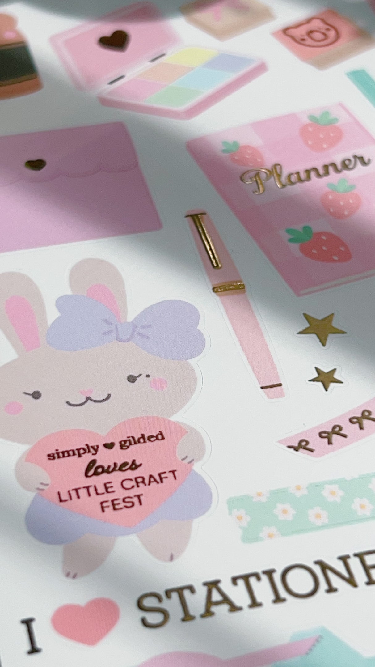 Simply Gilded Sticker Sheet - Little Craft Fest 2026 Exclusive
