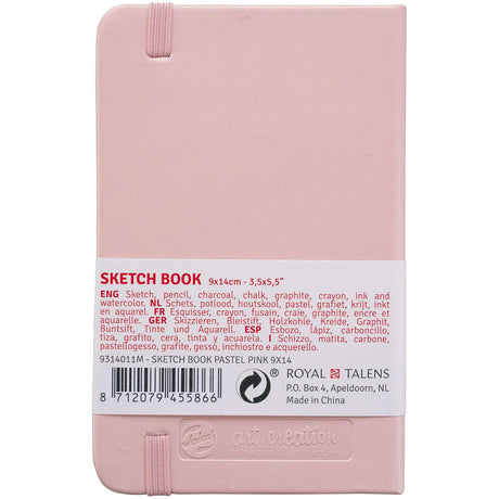 Sketch Book 3.5" x 5.5" Pastel Pink