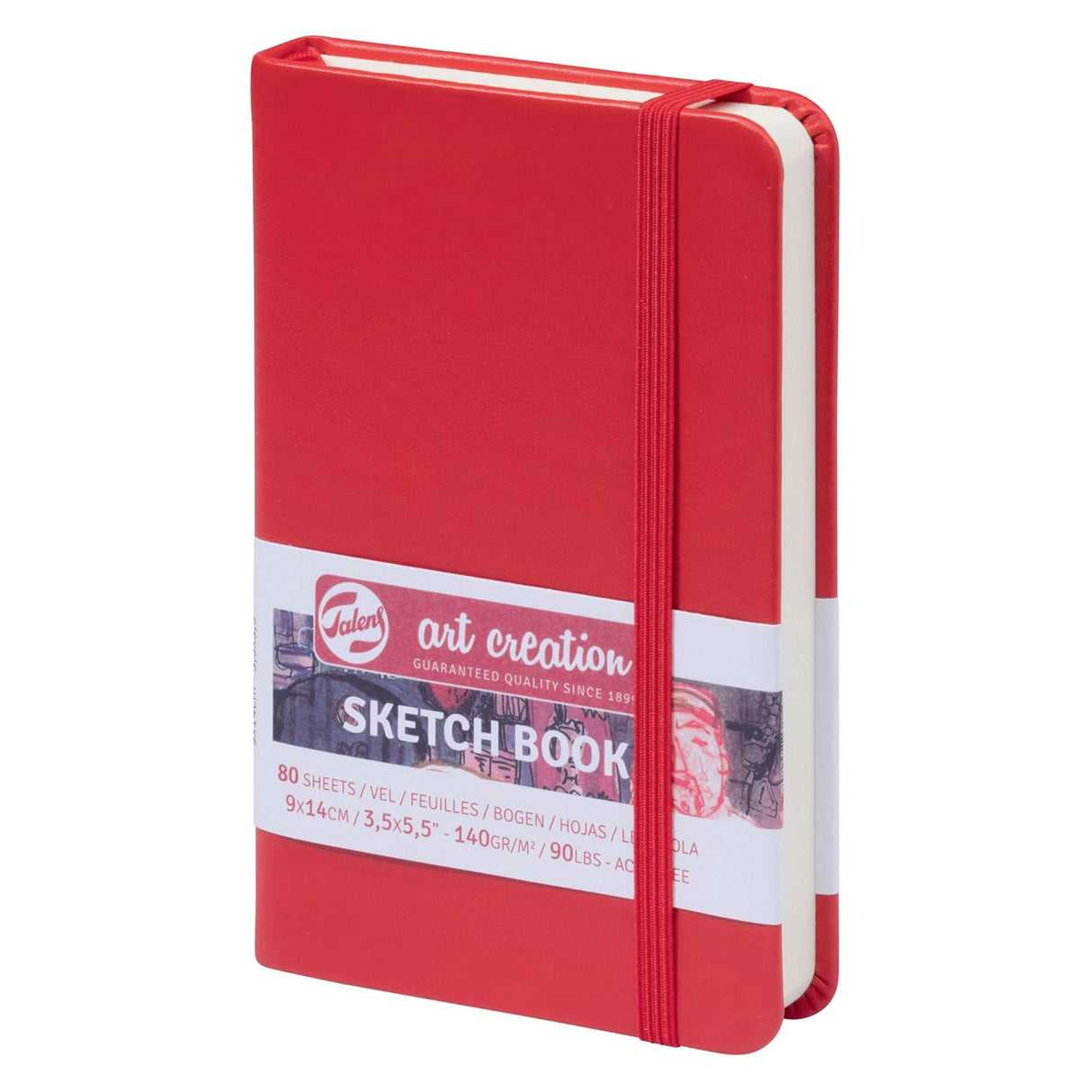 Sketch Book 3.5" x 5.5" Red
