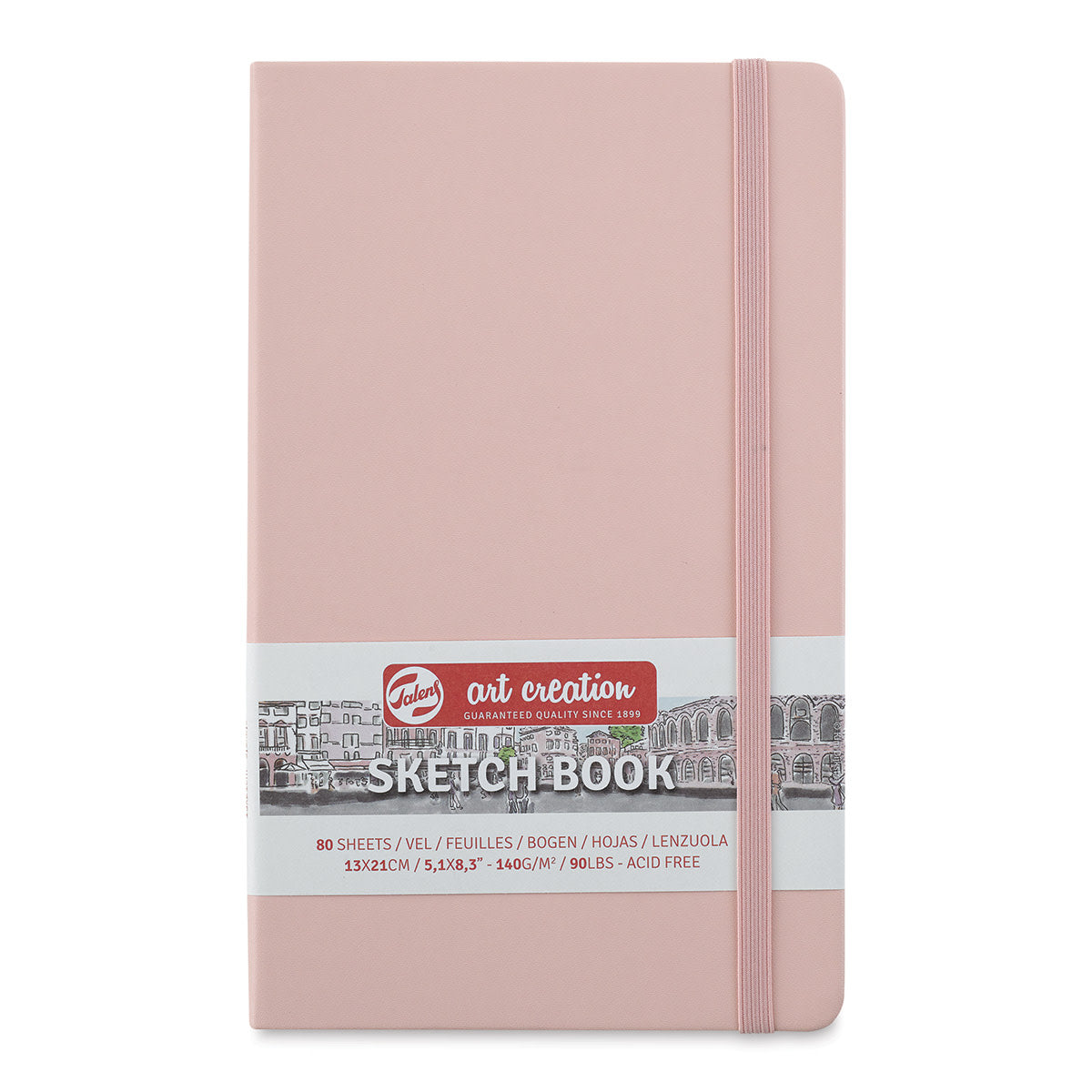 Sketch Book 5.1" x 8.3" Pastel Pink