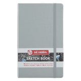 Sketch Book 5.1" x 8.3" Shiny Silver