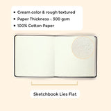 Sketchbook Square 100% Cotton Handmade Paper