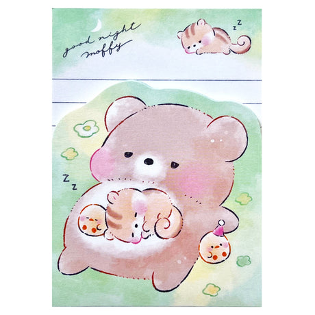 Sleepy Bear Chipmunk Onakane Mini Notepad
