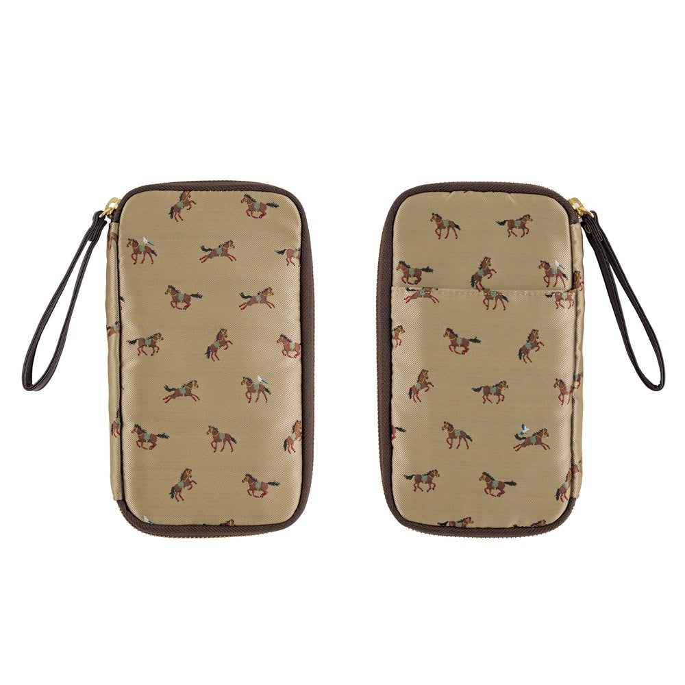 Small Drawer Pouch (Bow & Tie: Galloping Horses)