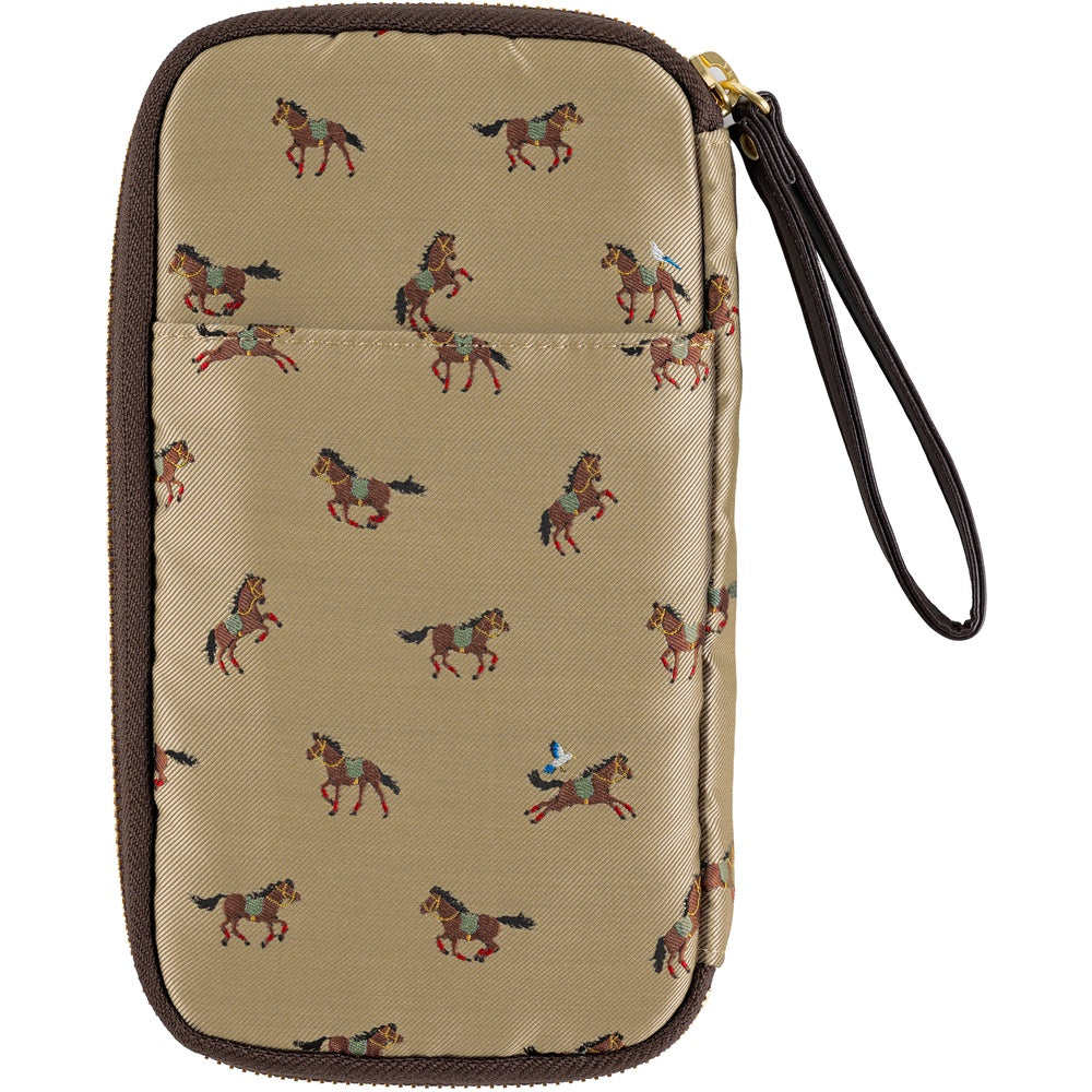 Small Drawer Pouch (Bow & Tie: Galloping Horses)