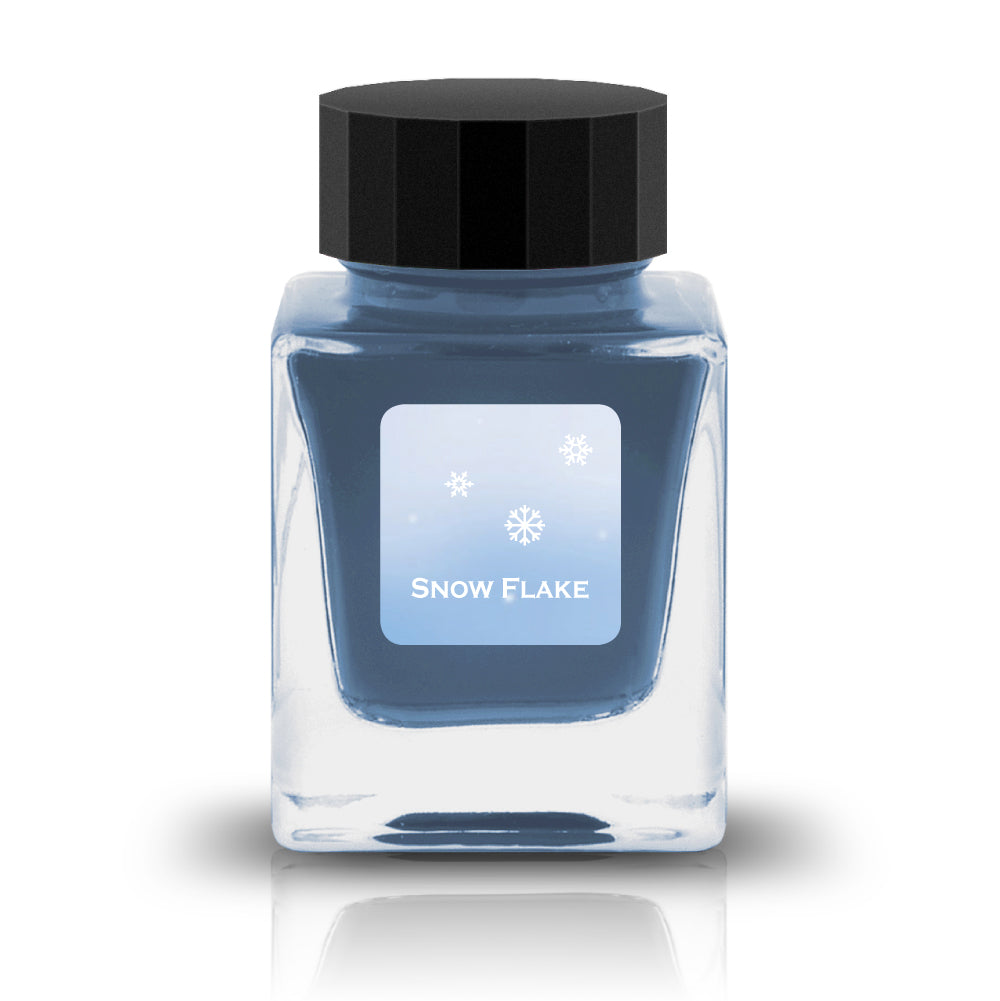 Snow Flake Ink (GLASS PEN ONLY)

The Snow Paradise Collection is inspired by the beauty of snow in the winter. Some of the inks in this collection feature a shimmering effect to bring to life the sparkle of a fresh winter snow.&nbsp;

RGB: 150, 282, 115

Blue
30ml

Shimmering
Glass Pen Only