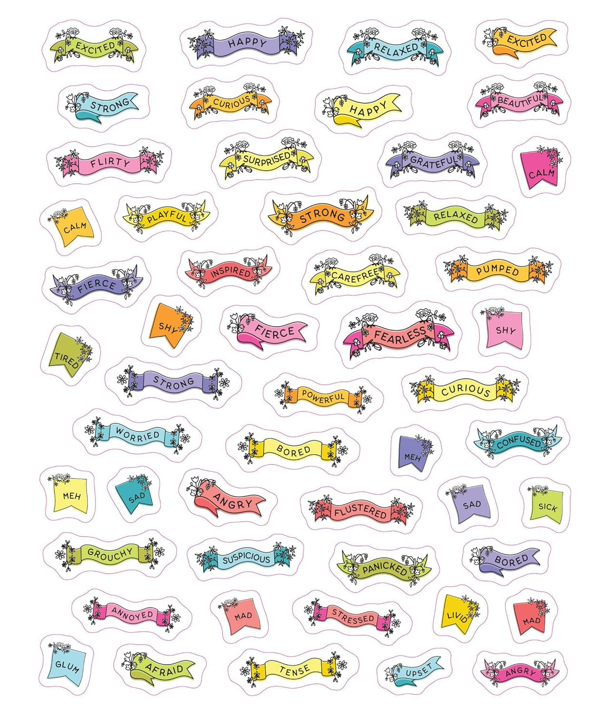 So. Many. Feelings Stickers. Pipsticks Sticker Book