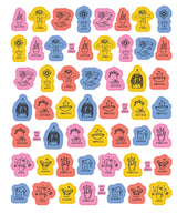 So. Many. Feelings Stickers. Pipsticks Sticker Book