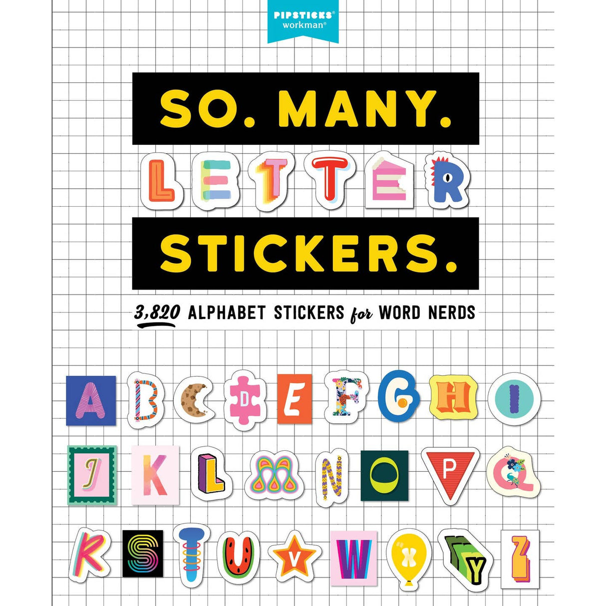 So. Many. Letter Stickers. Pipsticks Sticker Book