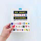 So. Many. Letter Stickers. Pipsticks Sticker Book
