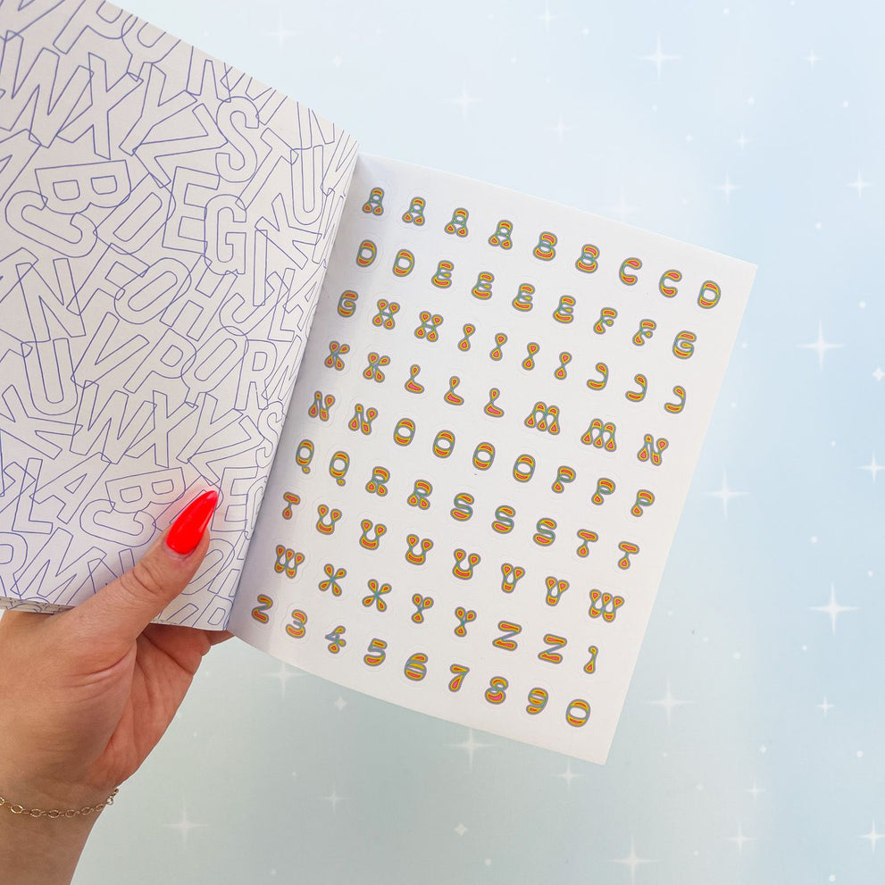 So. Many. Letter Stickers. Pipsticks Sticker Book