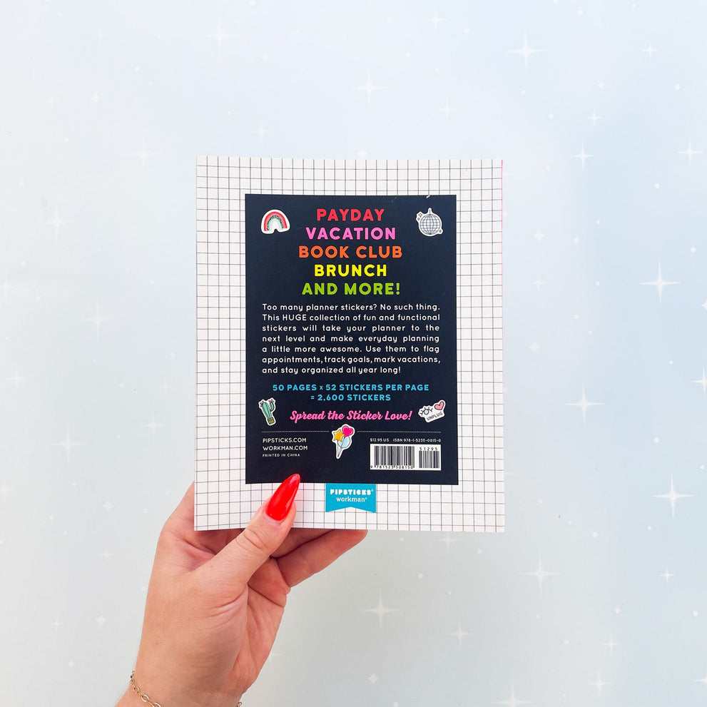 So. Many. Planner Stickers. Book Pipsticks Sticker Book