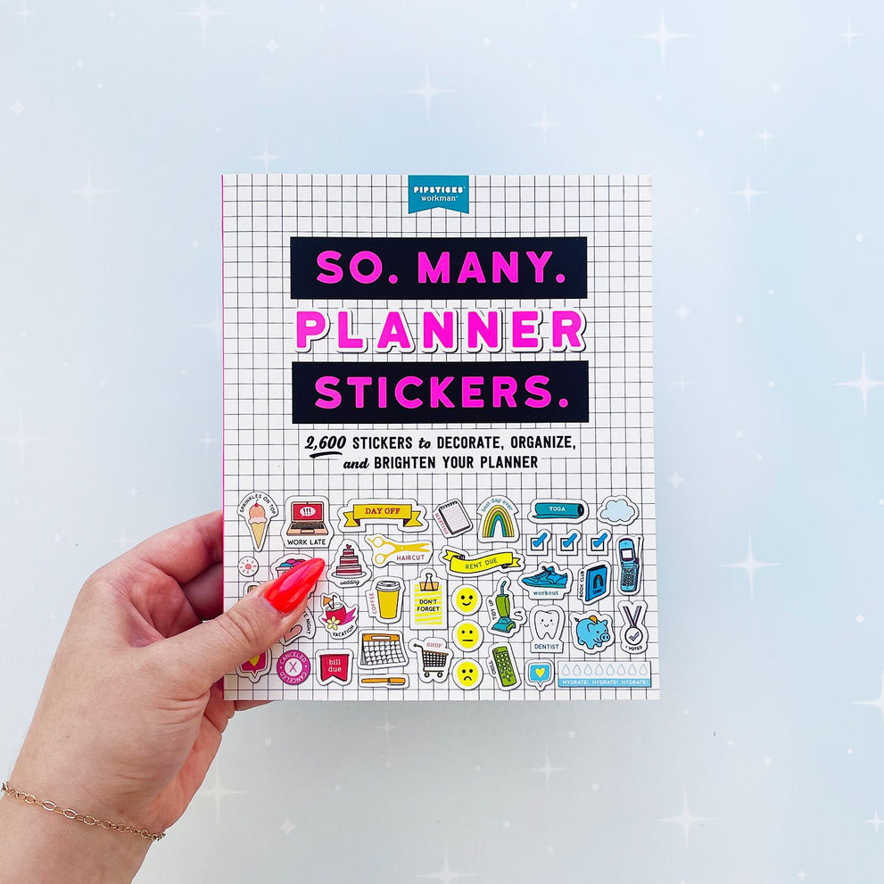 So. Many. Planner Stickers. Book Pipsticks Sticker Book