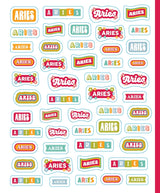 So. Many. Astrology Stickers. features 2,565 fun and trendy stickers that celebrate all zodiac signs. What's your zodiac sign? And how about your moon and rising signs? This magical sticker book will help you sticker all the things with your iconic personality traits (Aries = ambitious), empowering phrases (If you want it done right, ask a Taurus), and compatibility (Libra ♥ Gemini), plus cute symbols, constellations, and more. All perfect for decorating notes and birthday cards, planners, and journals.