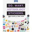 So. Many. Astrology Stickers. features 2,565 fun and trendy stickers that celebrate all zodiac signs. What's your zodiac sign? And how about your moon and rising signs? This magical sticker book will help you sticker all the things with your iconic personality traits (Aries = ambitious), empowering phrases (If you want it done right, ask a Taurus), and compatibility (Libra ♥ Gemini), plus cute symbols, constellations, and more. All perfect for decorating notes and birthday cards, planners, and journals.