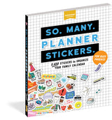 Bring joy to your everyday planning with this full-color collection from the So. Many. Stickers. Series featuring 2,650 stickers that will keep your family calendar organized and up to date. It takes a lot of planning to lead a busy family!

This AWESOME collection of 2,650 fun and functional stickers is just the thing to help you keep everything straight. Use them on your planners and calendars to mark everything from sports practices to doctors' appointments, screen time to vacation days, playdates to piz