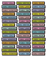 Bring joy to your everyday planning with this full-color collection from the So. Many. Stickers. Series featuring 2,650 stickers that will keep your family calendar organized and up to date. It takes a lot of planning to lead a busy family!

This AWESOME collection of 2,650 fun and functional stickers is just the thing to help you keep everything straight. Use them on your planners and calendars to mark everything from sports practices to doctors' appointments, screen time to vacation days, playdates to piz