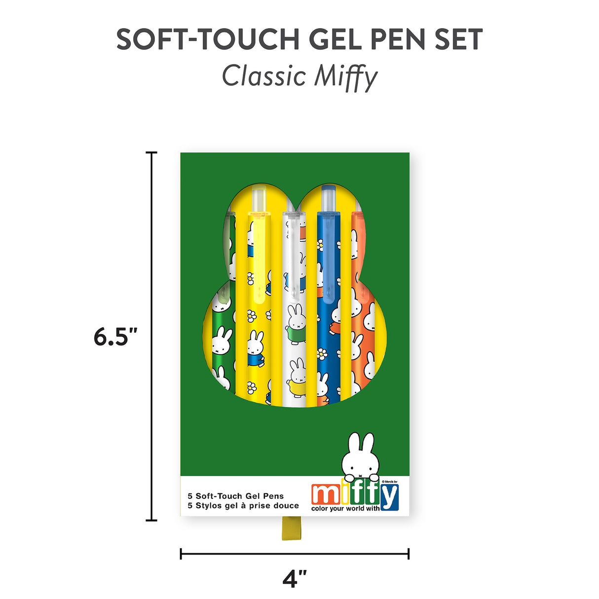 Soft-Touch Gel Pen Set Classic Miffy