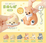 These adorable Shiba Inus are made of soft vinyl (sofubi).

Lineup (6 Variants):

Sitting Akita Shiba
Sitting Goma Shiba
Sitting Kuro Shiba
Lying Down Akita Shiba
Lying Down Goma Shiba
Lying Down Kuro Shiba