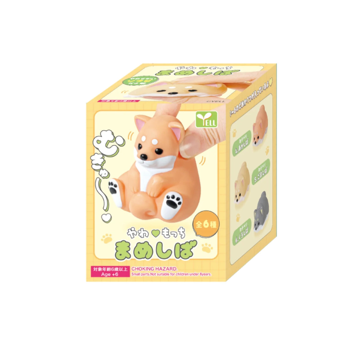 These adorable Shiba Inus are made of soft vinyl (sofubi).

Lineup (6 Variants):

Sitting Akita Shiba
Sitting Goma Shiba
Sitting Kuro Shiba
Lying Down Akita Shiba
Lying Down Goma Shiba
Lying Down Kuro Shiba