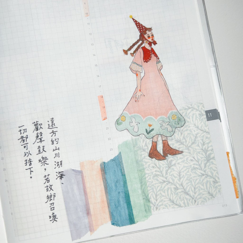 La Dolce Vita - Song Of A Hundred Flowers Washi Tape