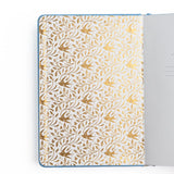 Archer and Olive A5 Notebook: Songbird in Blue Dot Grid