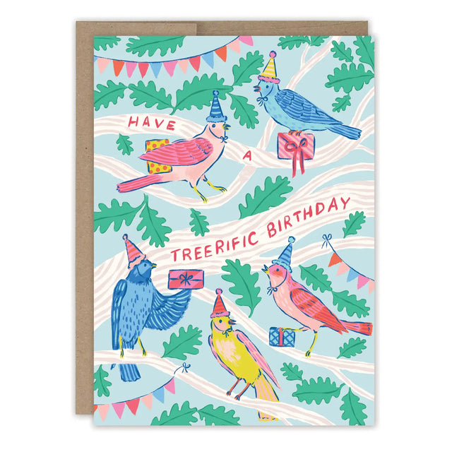 Inside verse: Wishing you a birthday that makes your heart sing

• Illustrated by Emily Taylor
• Pre-priced
• Size: A6, 4.5" x 6.25"
• Paired with a Kraft envelope
• Printed in the USA.

About The Artist: Emily&nbsp;Taylor&nbsp;draws and daydreams from her studio in a tiny town north of Toronto, Canada. Her work is best known for its feel of modern nostalgia, its painterly linework and joyful colors.&nbsp;Emily&nbsp;is inspired most by walks in nature and slow wanderings of antique markets.