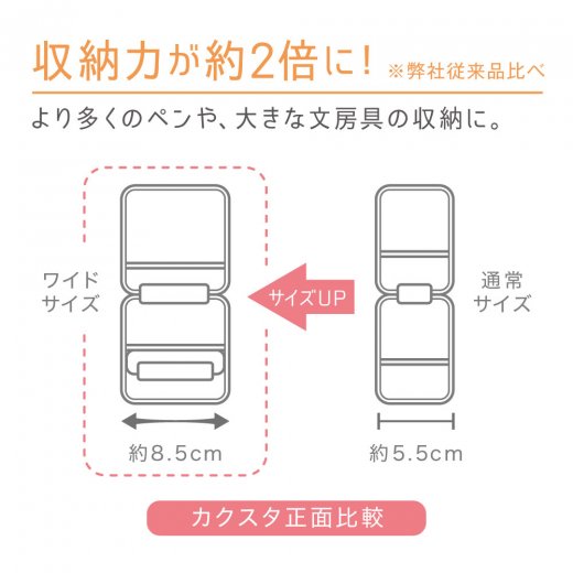 Sonic Kakusta Wide Portable Pen Stand - Light Blue